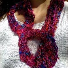 A Roundabout Way Versatile Knit Scarf DIY Pattern
