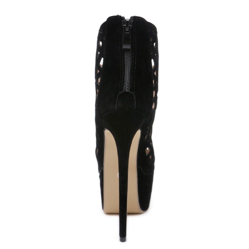 Stylish Women's High Heels with Waterproof Platform