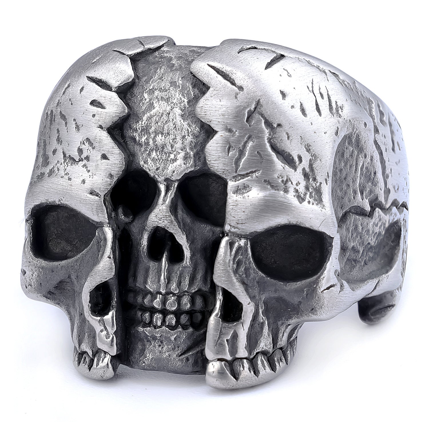 Creative Mens Aviator Retro Skull Ring