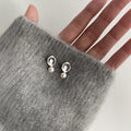 Pearl Geometric Stud Earrings For Women