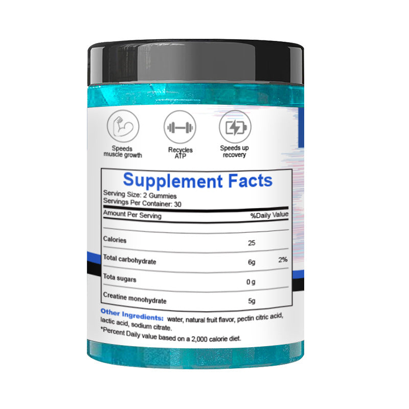 Creatine Exercise Soft Candy Fitness Bear