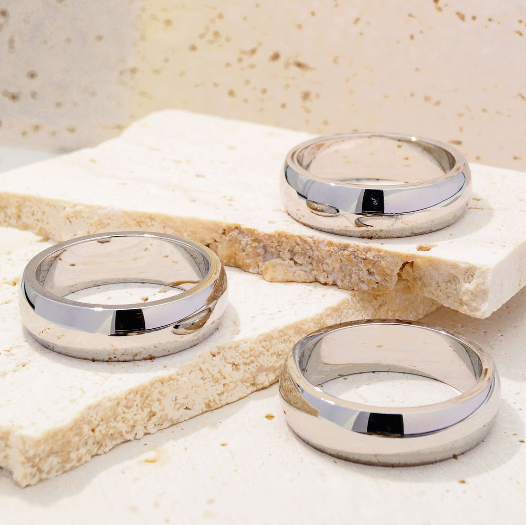 Titanium Steel Ring For Women Polished Surface