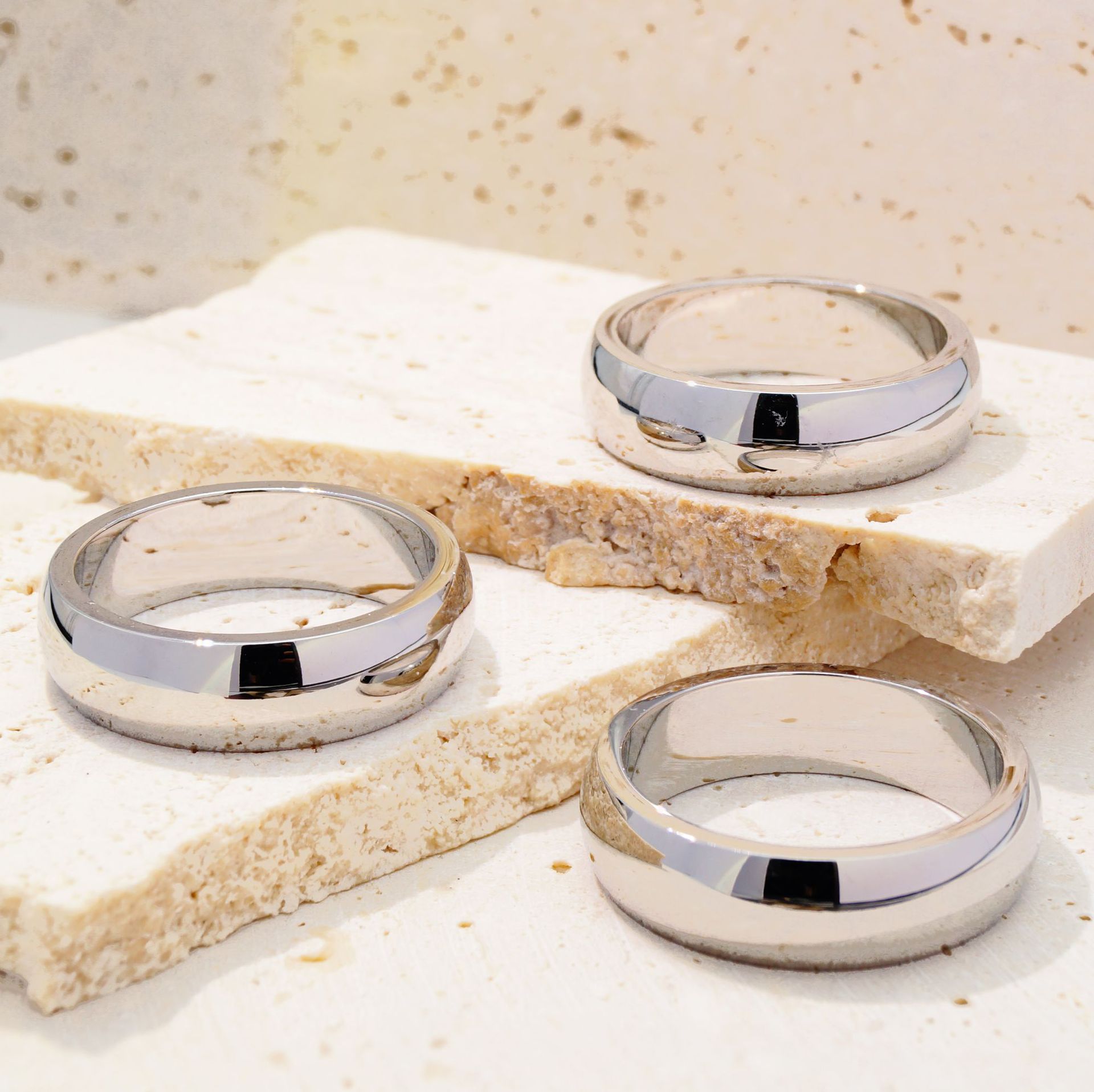 Titanium Steel Ring For Women Polished Surface
