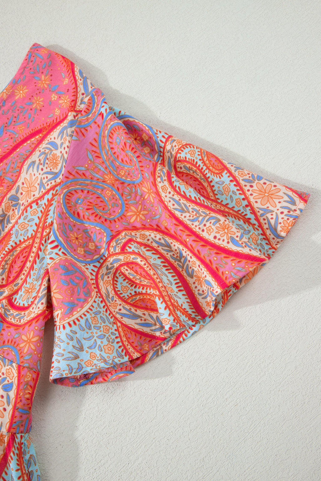 Luz Sleeve Boho Maxi Dress - Vibrant Floral A-Line Vacation Dress