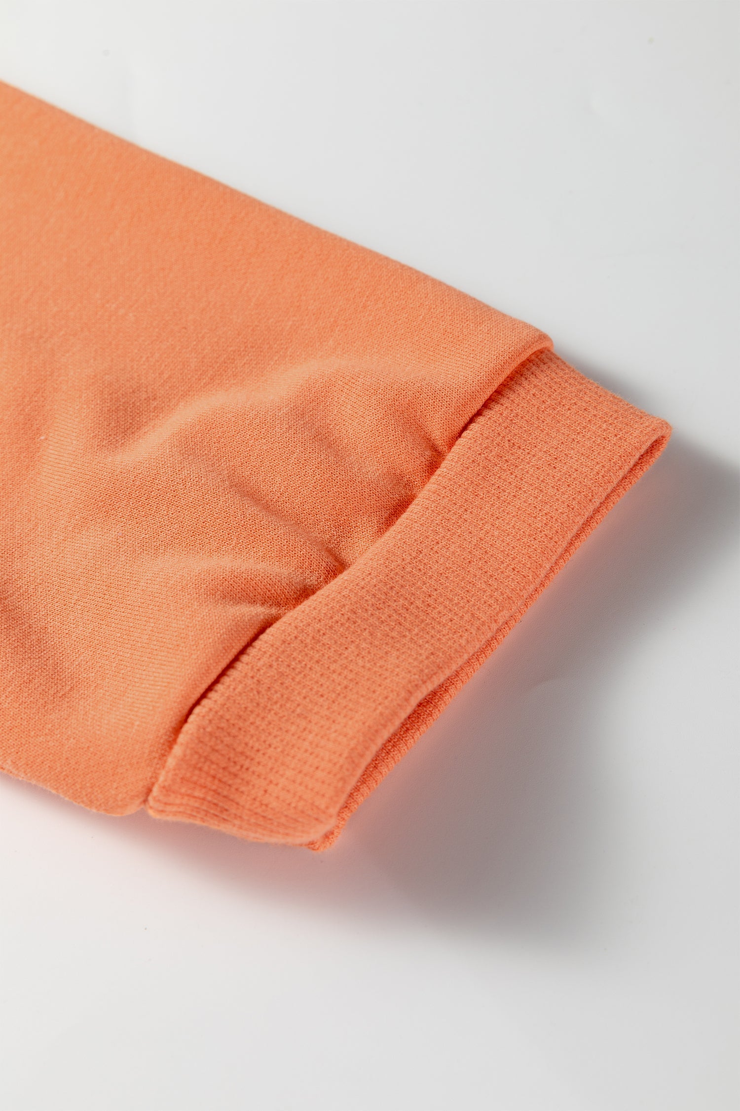 Fiery Red Floral Bow Patchwork Baggy Sweatshirt with Exposed Seams