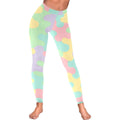 Women's Pastel Rainbow Camo Harajuku Low Rise All-Over Leggings