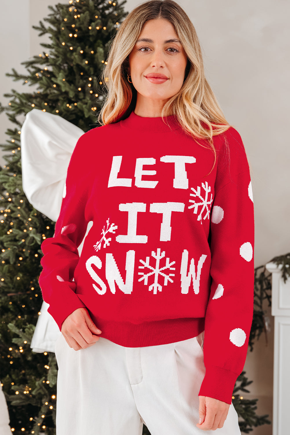 Tiffany Christmas Holiday Loose Sweater
