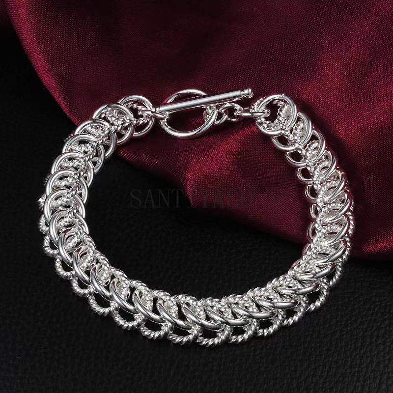 European And American Bracelet Ring Silver Plated Jewelry