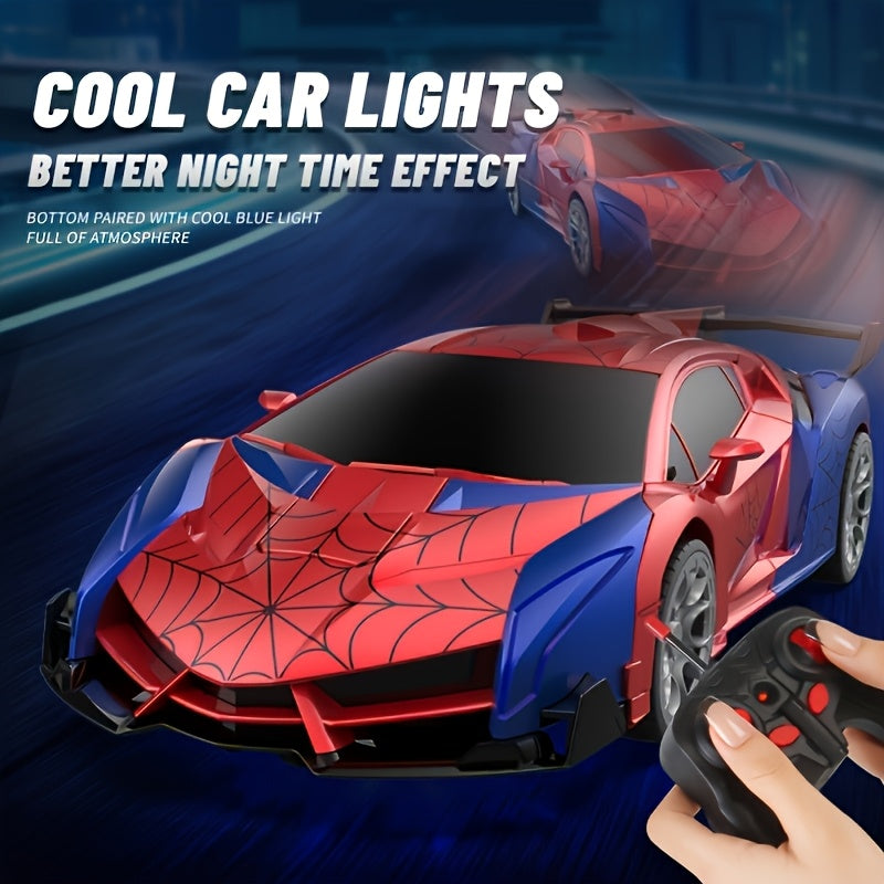 Transforming RC Robot Car LightUp Drifter Gift