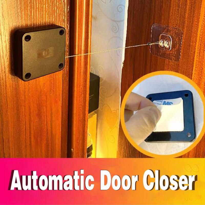 Automatic Soft-Close Door Closer for Sliding Glass Doors - Minimalist