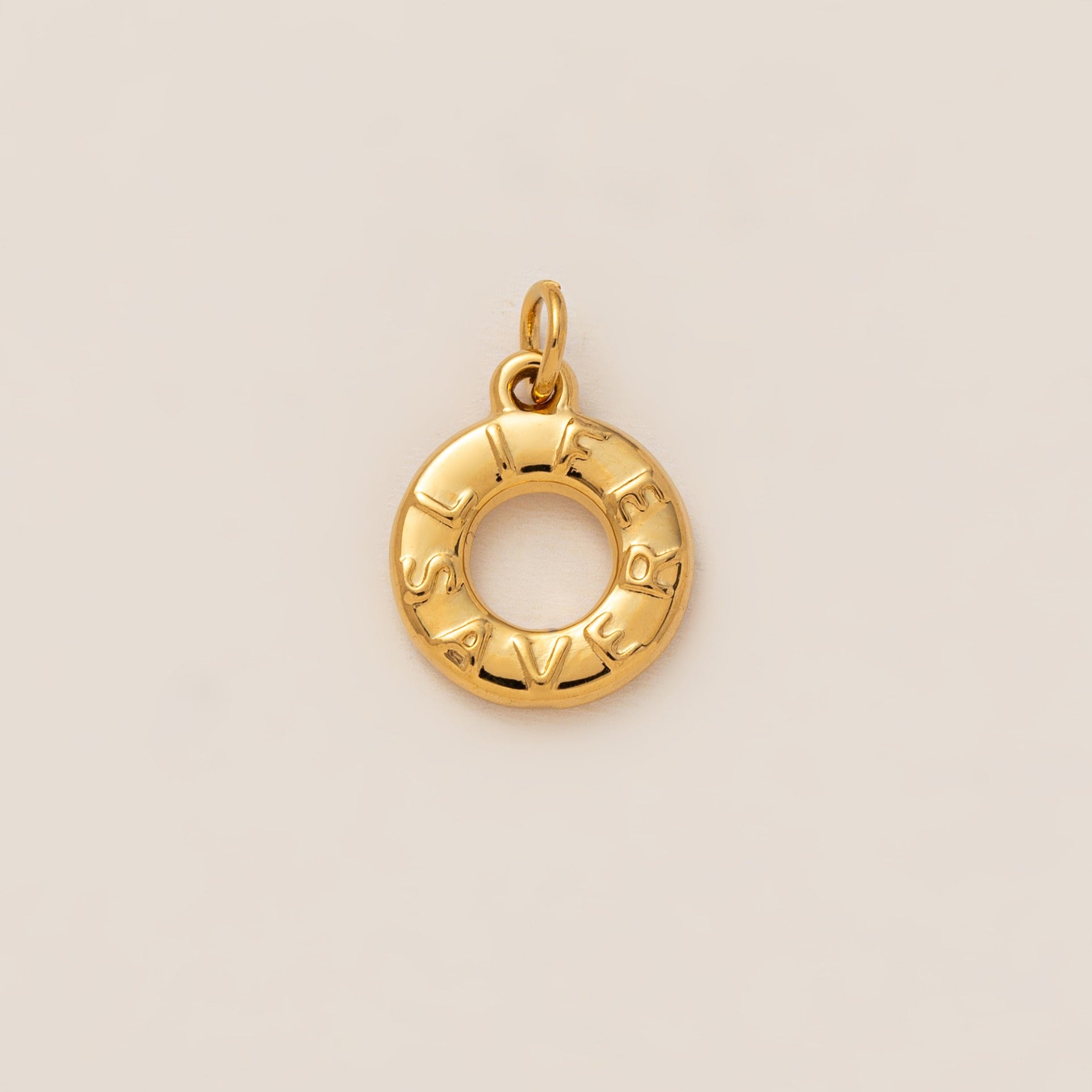 18K Gold Vacuum Plated Small Pendant Necklace