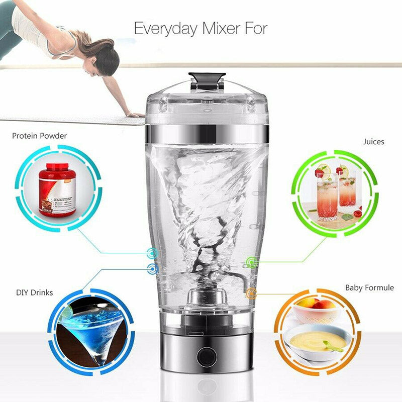 Portable USB Electric Mixing Bottle for Baby Formula and Drinks