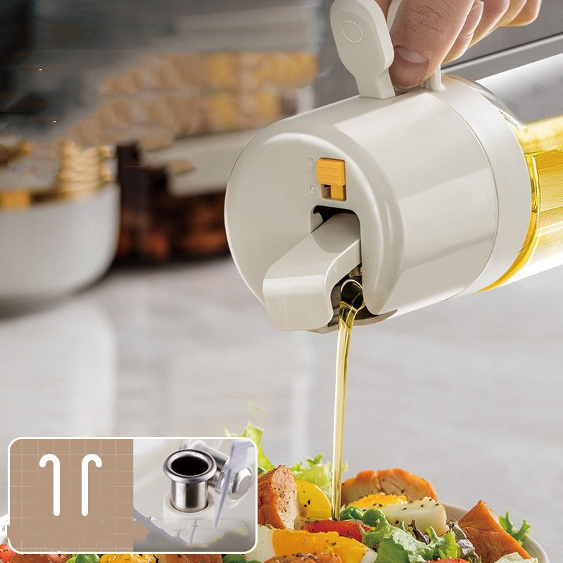 2-in-1 Automatic Oil Sprayer and Dispenser for BBQ and Cooking