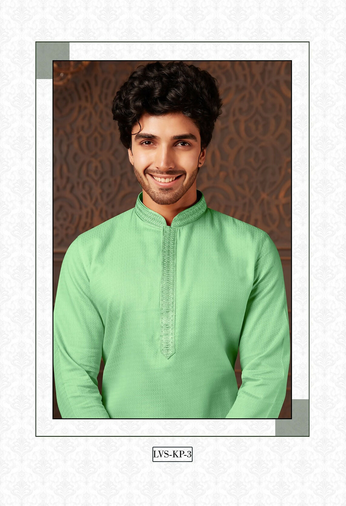 C.Green Cotton Kurta Pyjama Set for Baby & Toddler Boys
