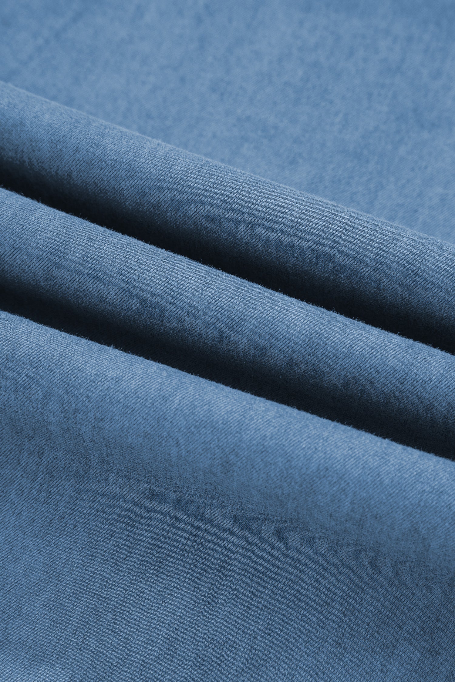 Slim Fit Button Down Denim Shirt