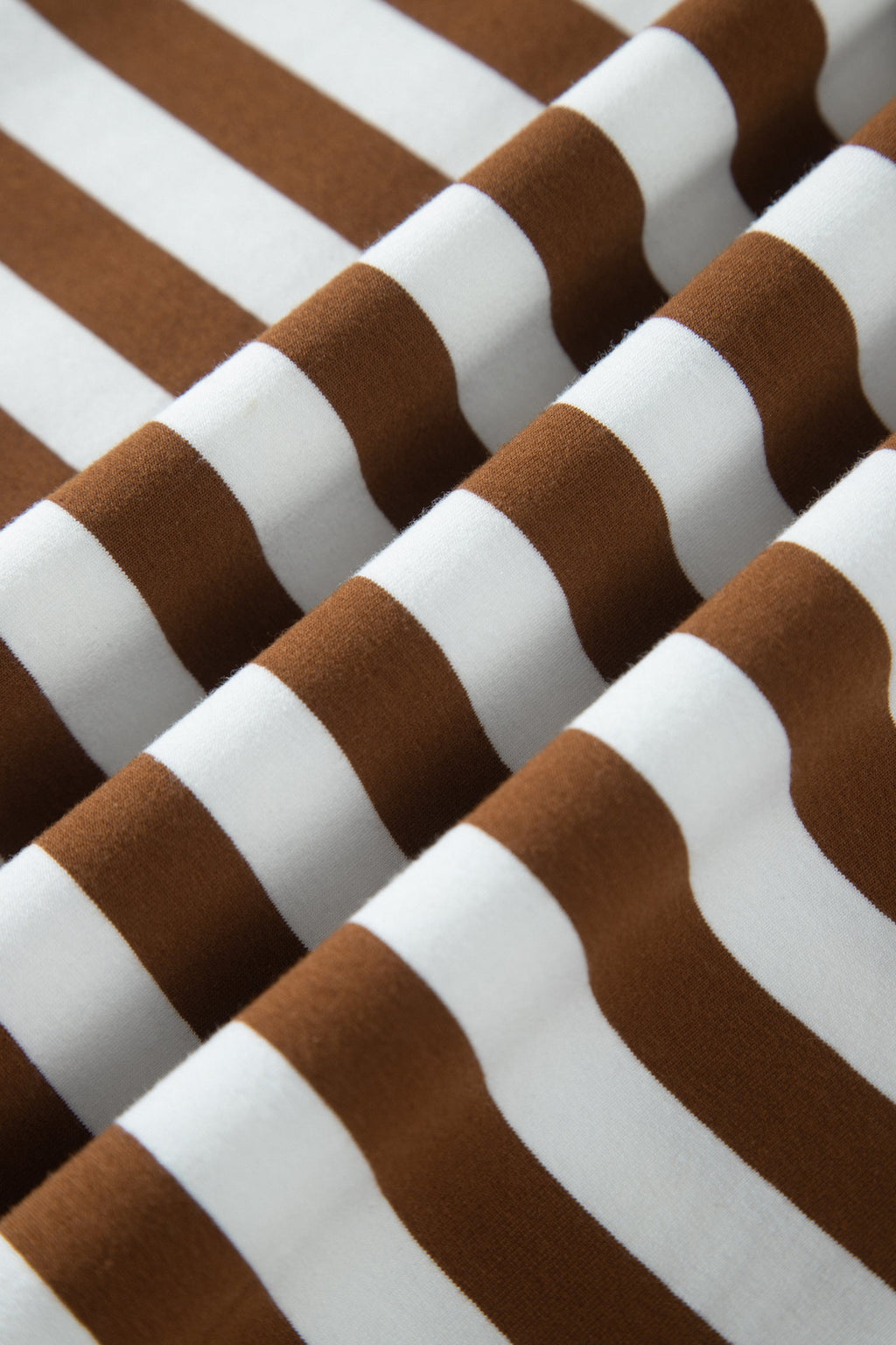 Plus Size Stripe Colorblock Exposed Seam Sweatshirt