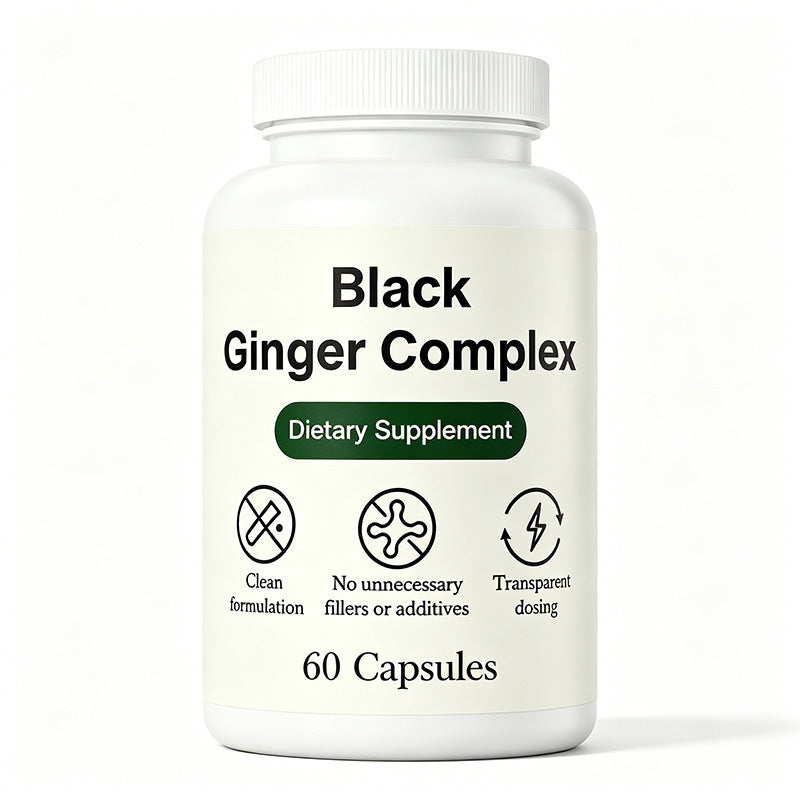 Black Ginger Capsule Health Supplement