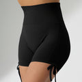 Seamless High-Waist Peach-Butt Yoga Pants 3/4 Length Leggings