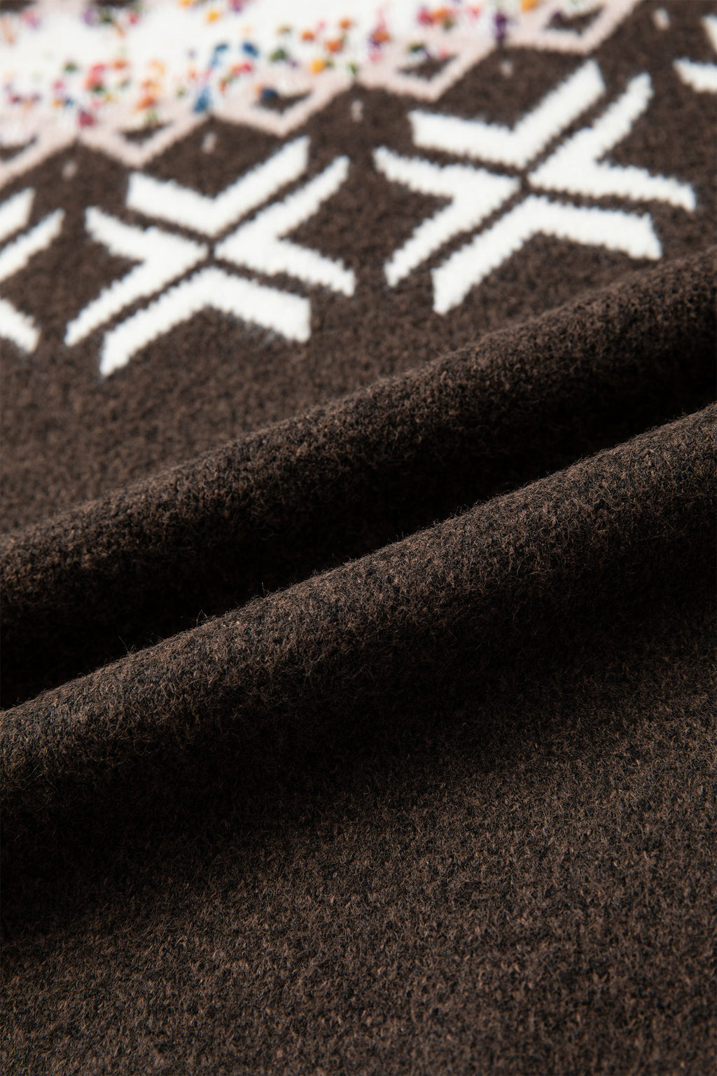 Christmas Geometric Fair Isle Raglan Sweater
