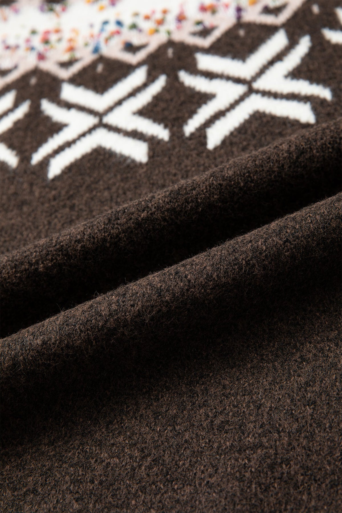Christmas Geometric Fair Isle Raglan Sweater