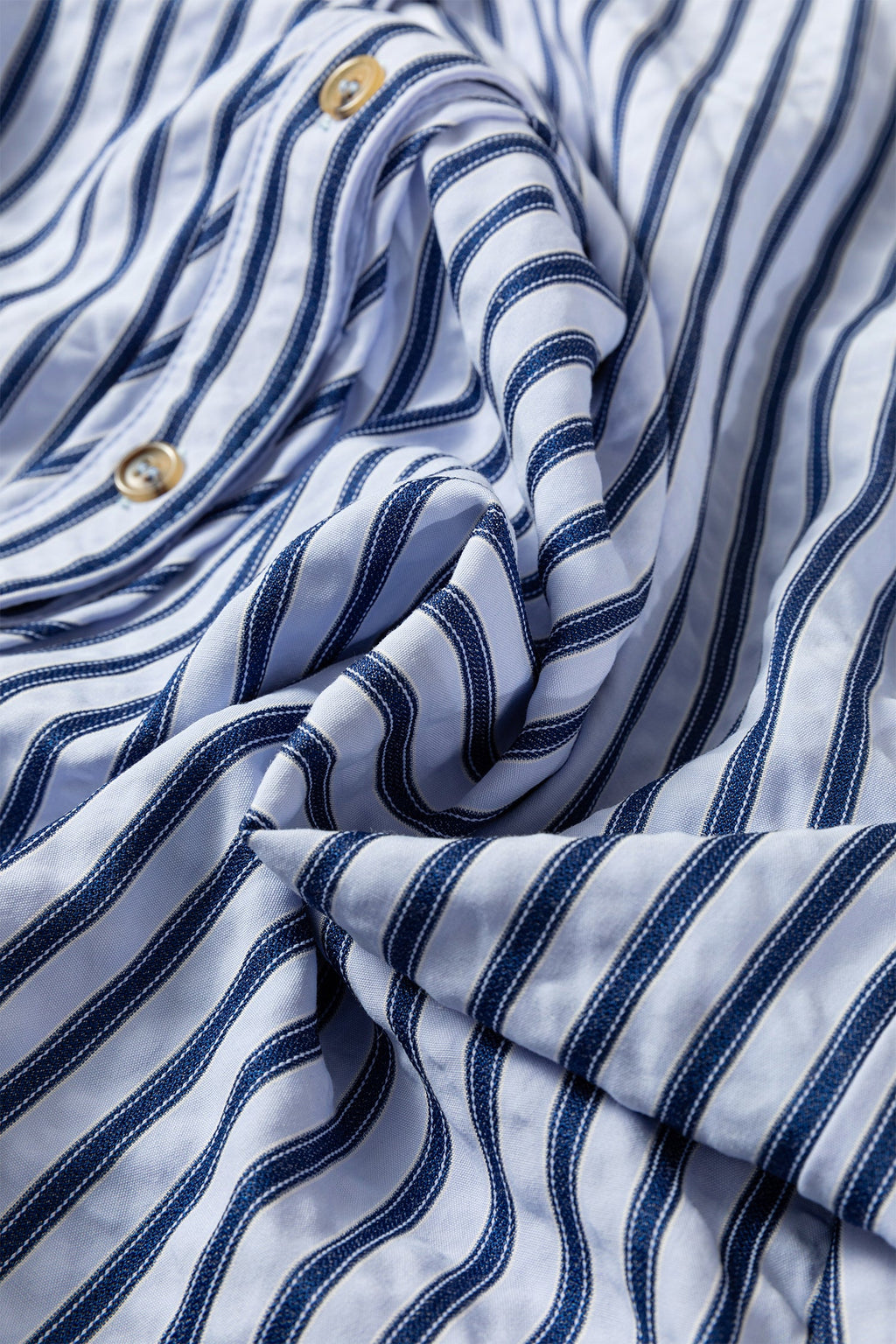 Striped Button Down Long Sleeve Oversized Shirt | Casual Collared Blouse