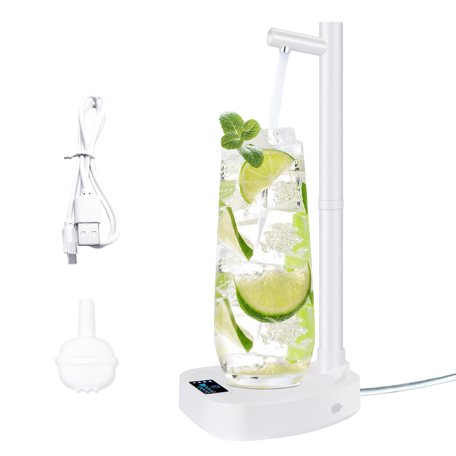 Modern Automatic Desktop Water Dispenser with Stand - Rechargeable