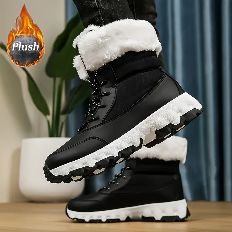 Velvet Warm Comfortable Winter Style Snow Boots