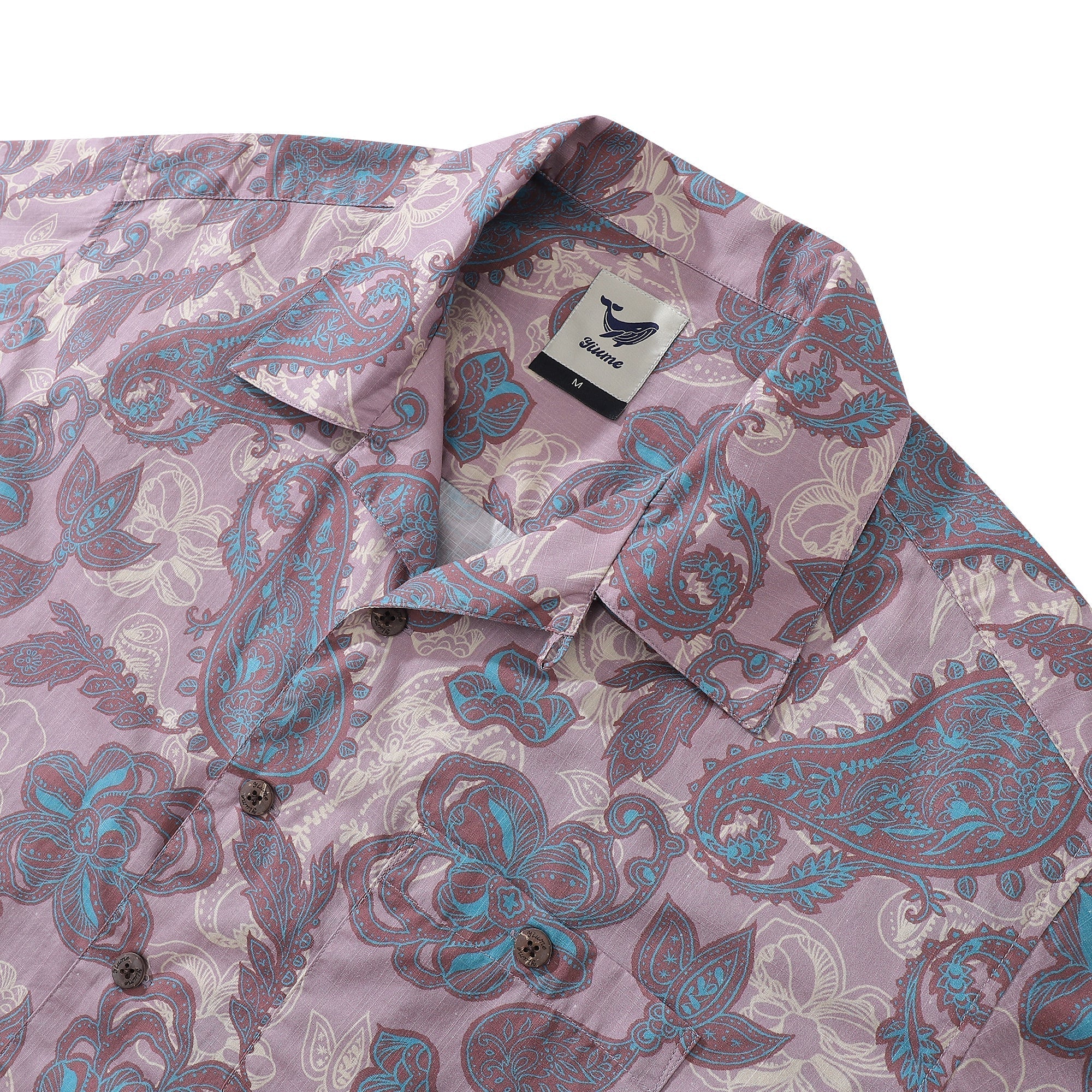 1920s Vintage Eastern Journey Hawaiian Shirt Cotton Camp Collar
