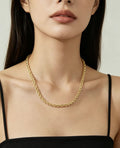 Gold Rope Chain Necklace for Women - Geometric Statement Jewelry