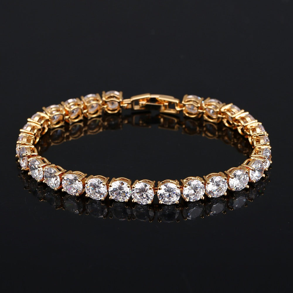 S925 Sterling Silver Lightweight Zircon Bracelet for Women
