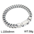 Fashionable And Simple Round-Grinding Dragonbone ChainTrendy For Men