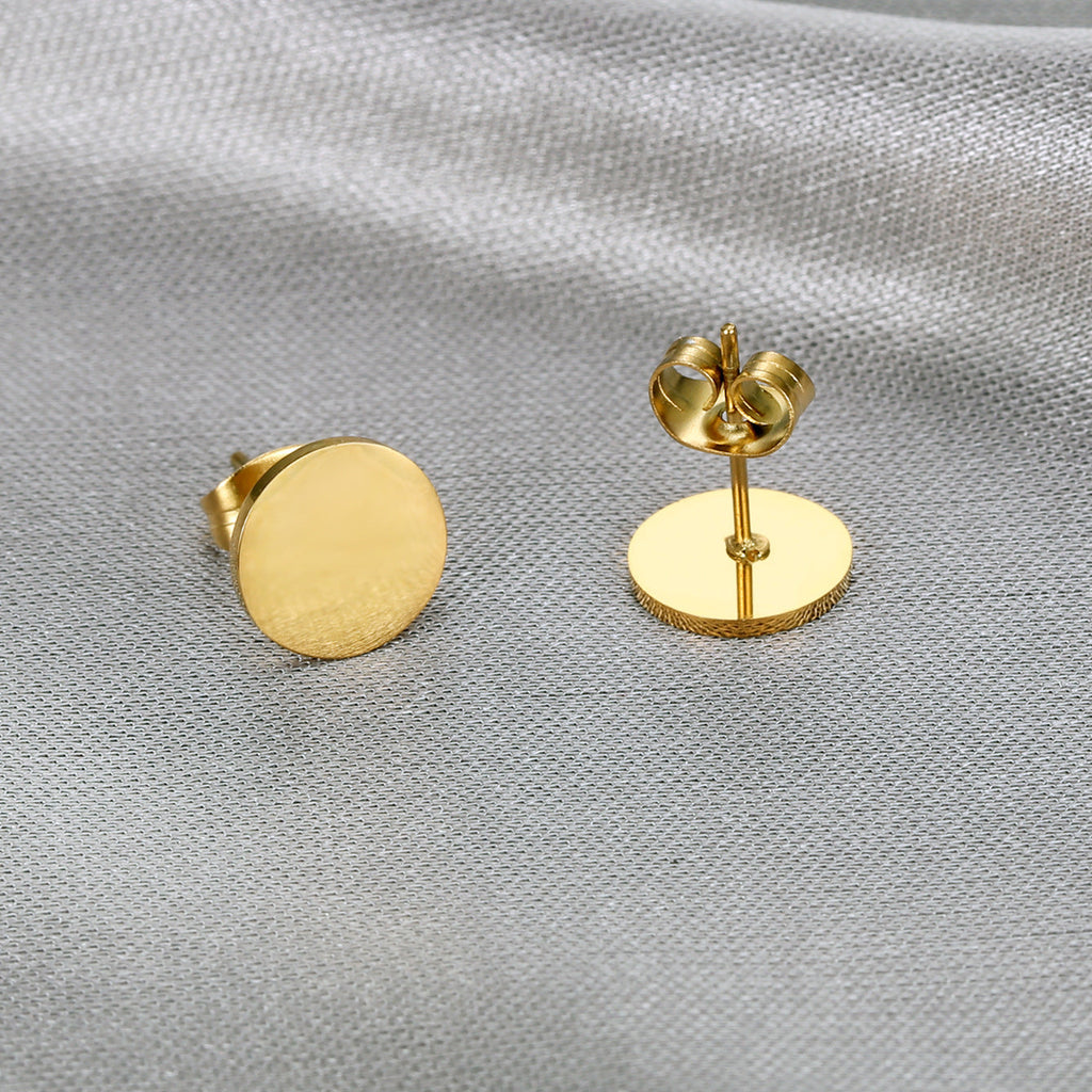Sleek And Elegant Titanium Steel Trendy Earrings For Women