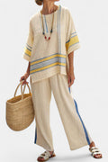 Women's Beach Vacation Two Piece Set Loose Casual Summer Outfit - Image 6