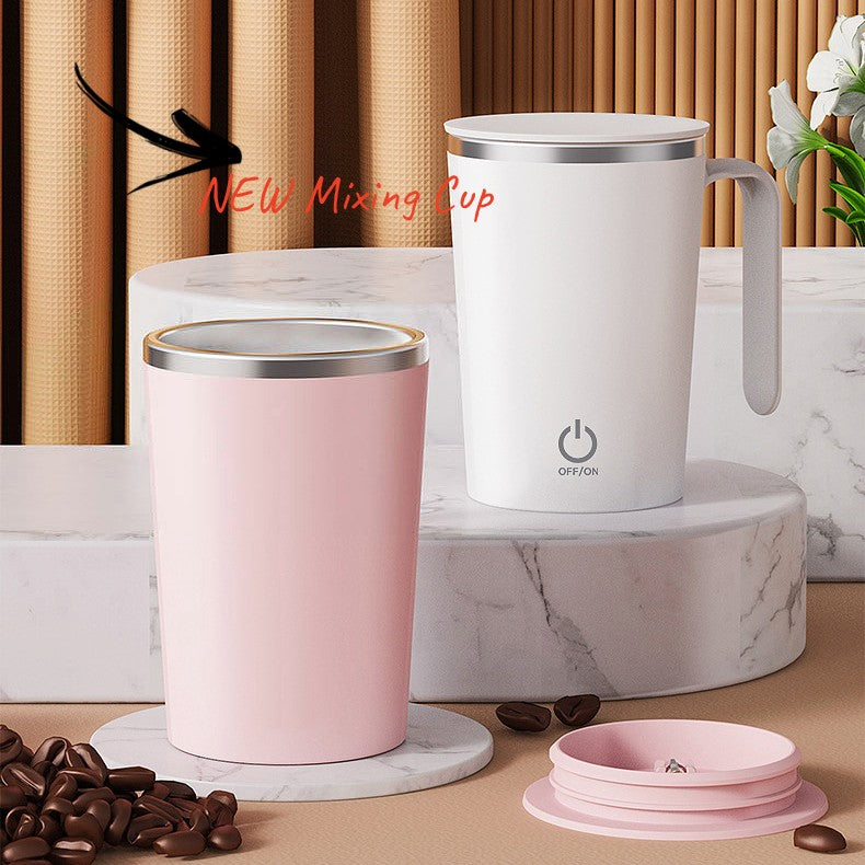 Automatic Self-Stirring Mixing Mug - Modern Minimalist Coffee Cup