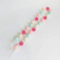 Felt Balls Garland – Valentine Colors
