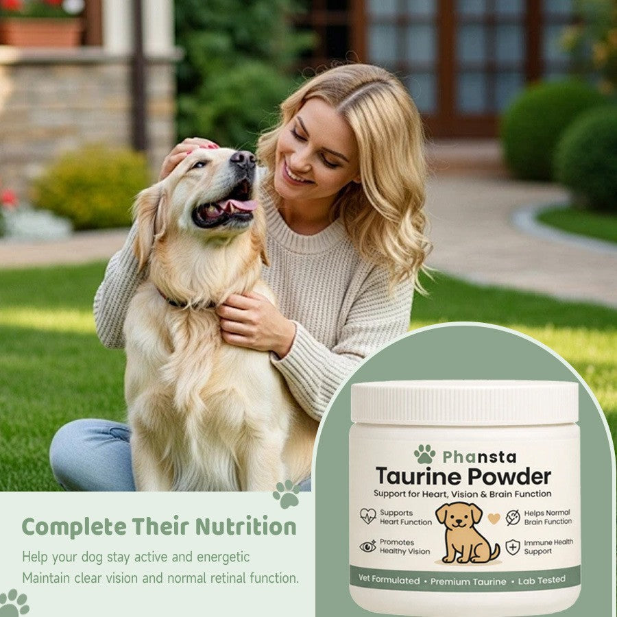 PHANSTA Taurine Powder For DogsGentle Care For Your Dogs Comfort