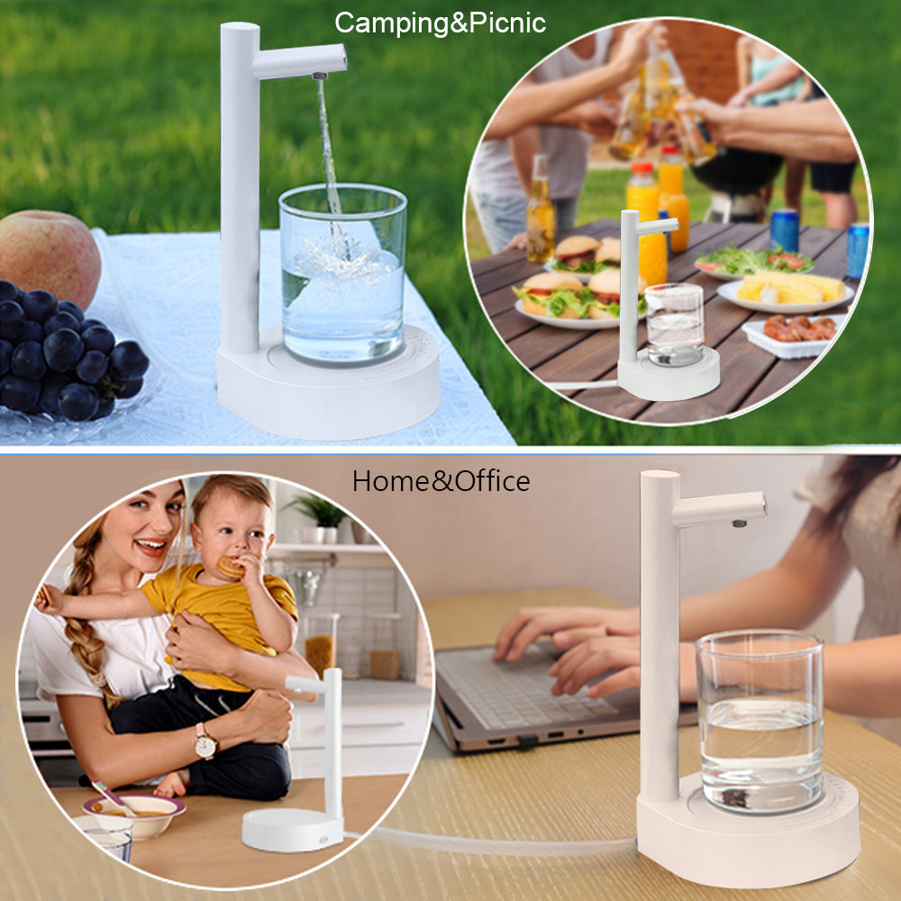 Electric Automatic Water Bottle Dispenser for Desk or Home Office
