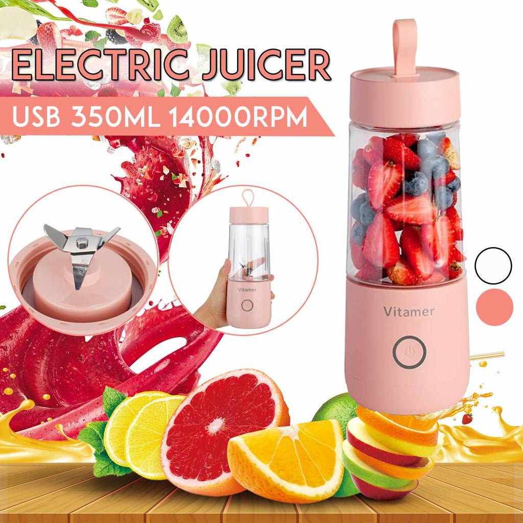 350ml portable electric USB rechargeable smoothie blender and juice cup