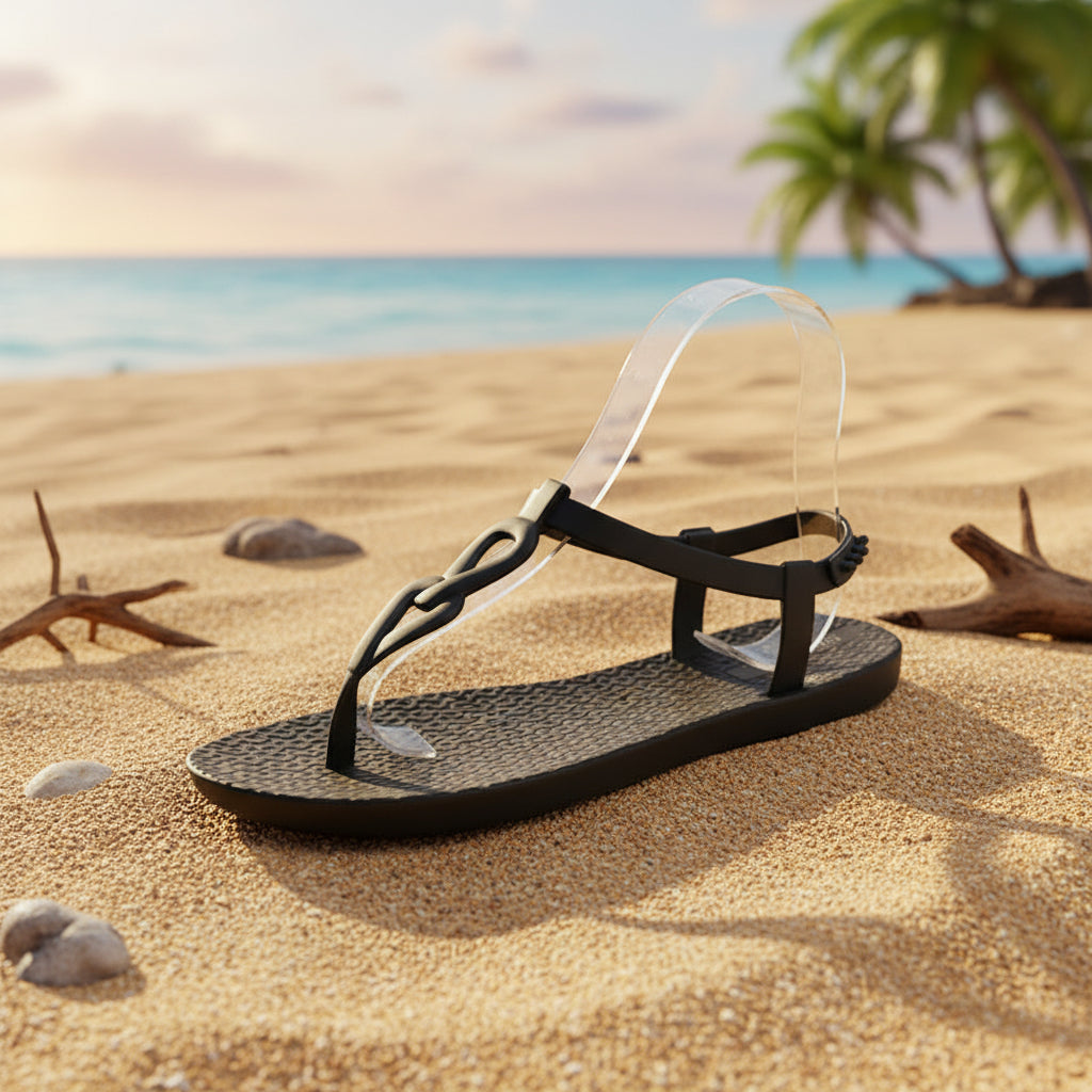 Women's Minimalist Flat Buckle Strap Sandals Casual Summer Shoes
