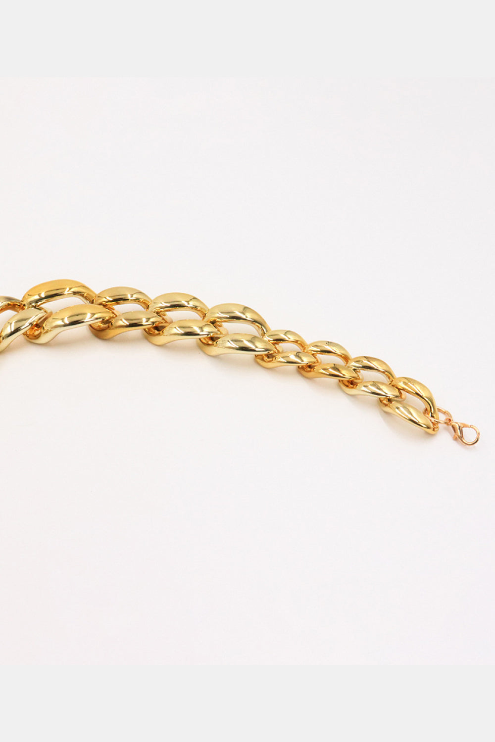 Gold Acrylic Chain Belt | Adjustable Statement Accessory