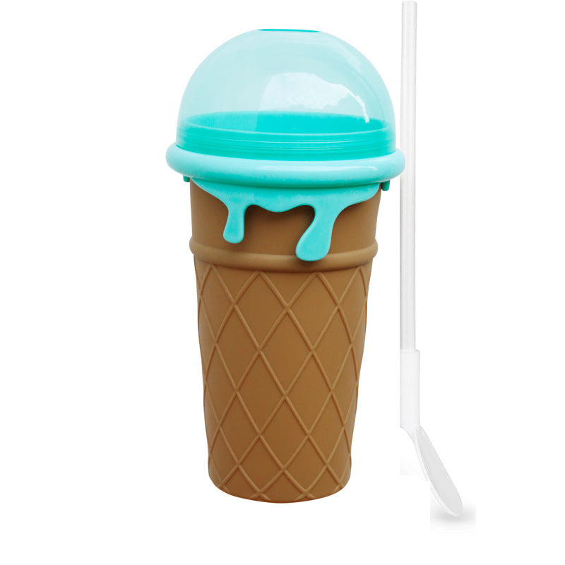 500ml Quick-Frozen Slushy Maker Cup - DIY Smoothie Squeeze Bottle