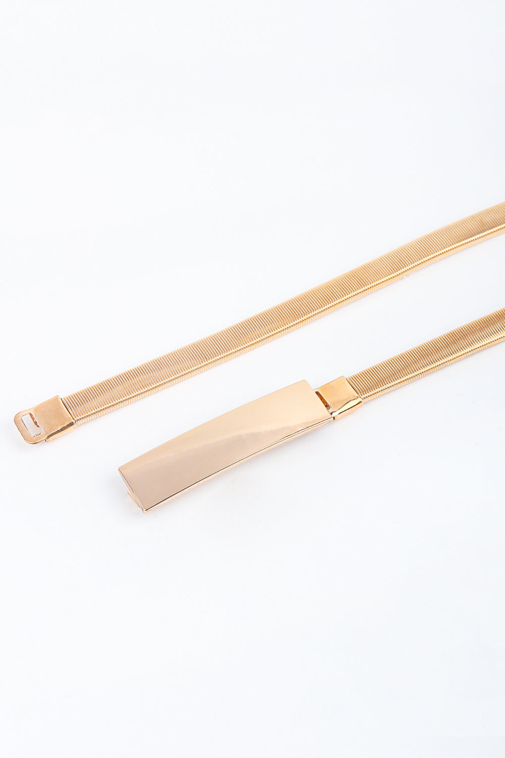 Elastic Iron Skinny Belt | Modern Buckle Design