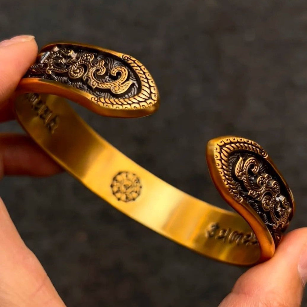 2026 New Popular Retro Copper Alloy Bracelet, Elegant New Chinese Style Bracelet, Same Style Gift For Boyfriend