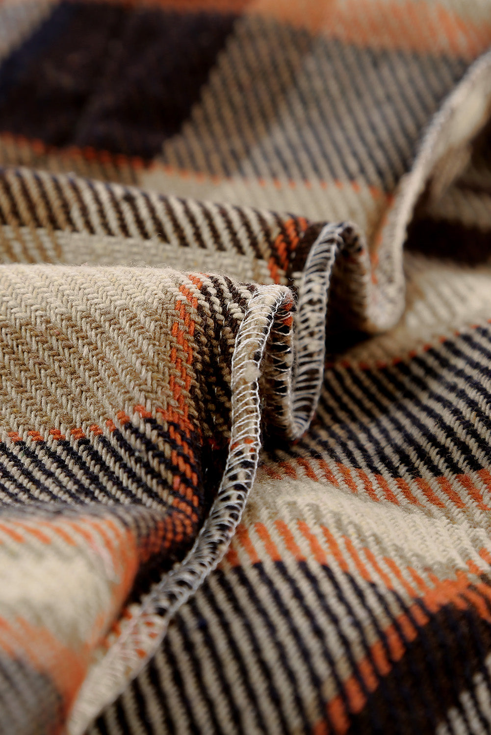 Brown Plaid Flannel Shacket | Button-Up Long Sleeve