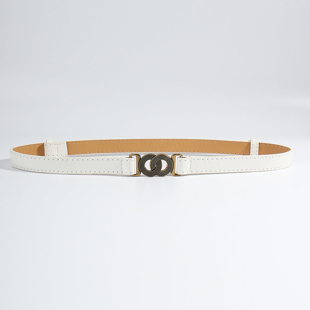 Alloy Buckle PU Belt | Women's Leather Style Belt