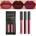 DNM Non-Stick Lip Gloss 3-Piece Set - Matte Metallic