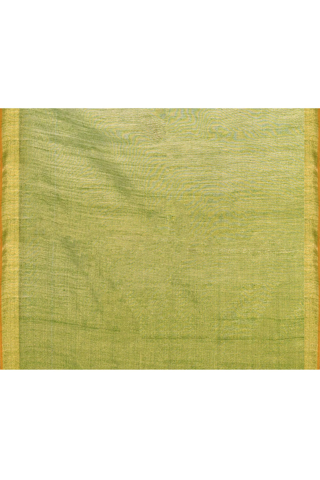 Olive Embellished Tissue Jamdani Saree with Elegant Sheen