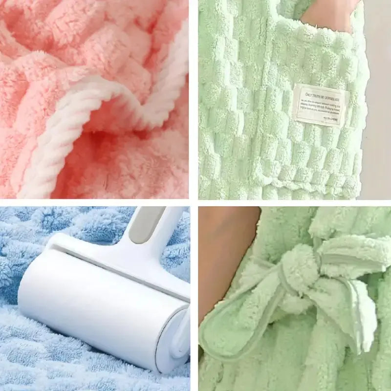 Yunduoge Girls' Absorbent Bath Skirt Robe