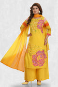 Joban Fashion Cotton Yellow Color Kurta Set
