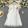 Women's Luxury White Dress for Summer